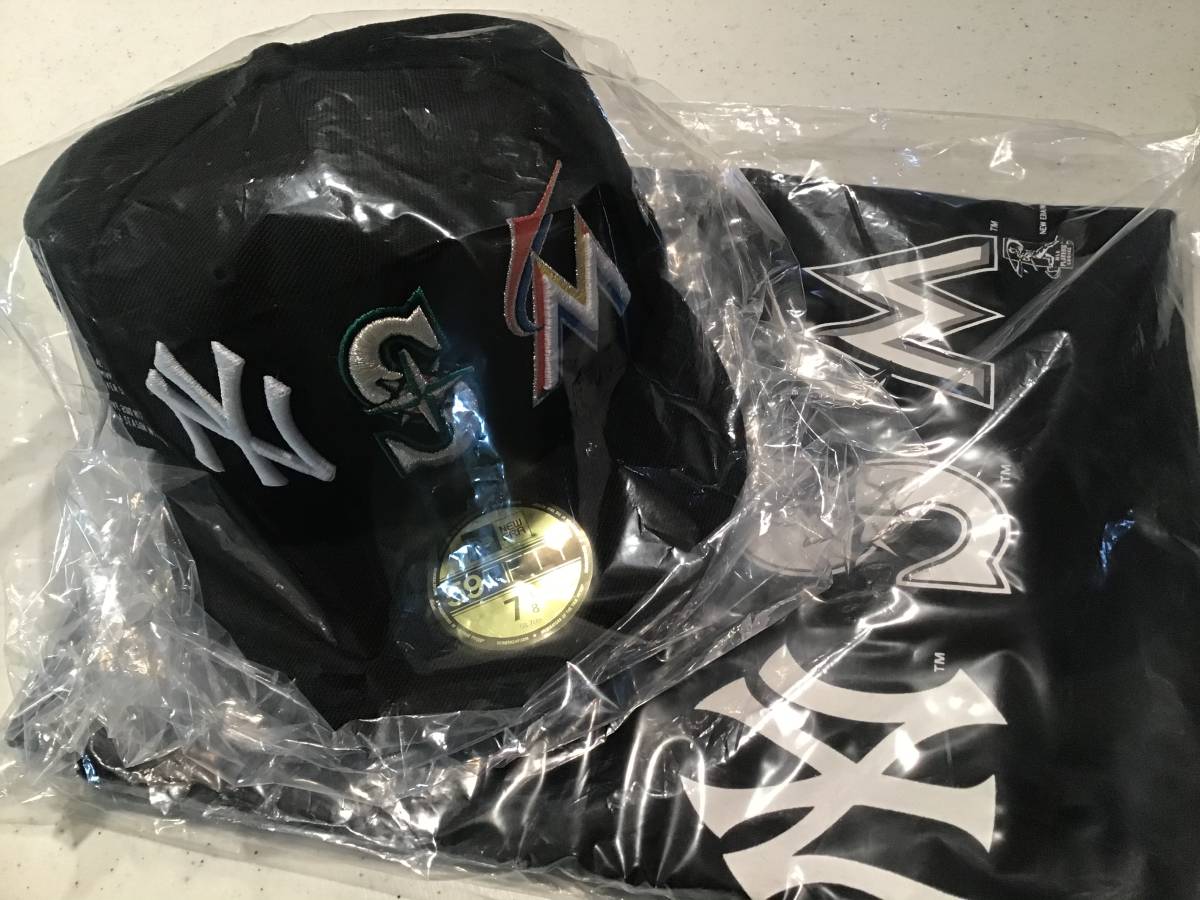 【2026，新品】 イチロー 引退 new era キャップ Tシャツ セット マリナーズ ヤンキース マーリンズ 59FIFTY Ichiro Exclusive(メジャーリーグ)｜売買されたオークション情報、yahooの商品情報をアーカイブ公開 - オー メジャーリーグ