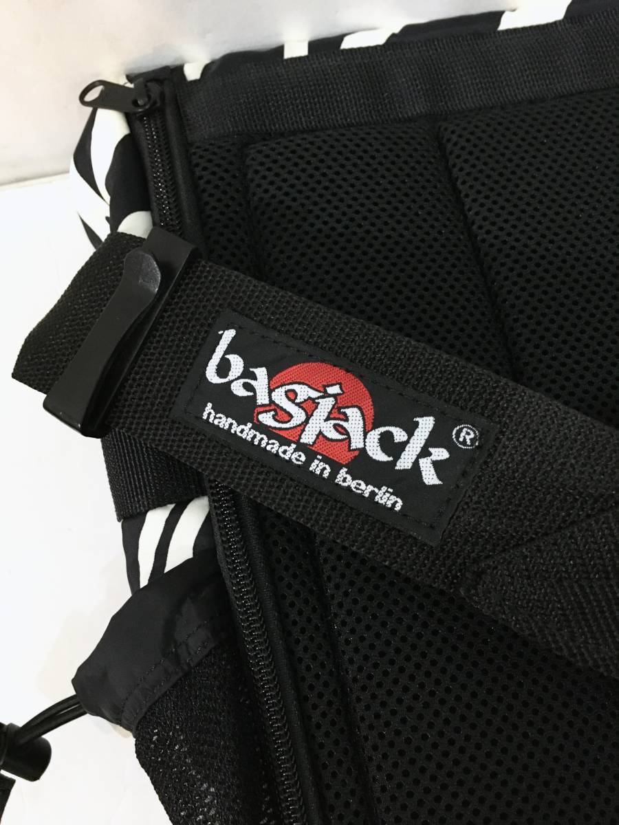 HEAD PORTER × BAGJACK ゼブラ柄 メッセンジャーバッグ 黒白 ヘッド