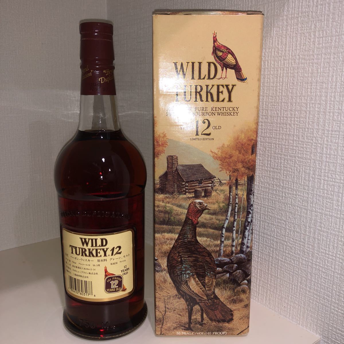 WILD TURKEY ワイルドターキー 12年 バーボン ウィスキー 750ml 50.5