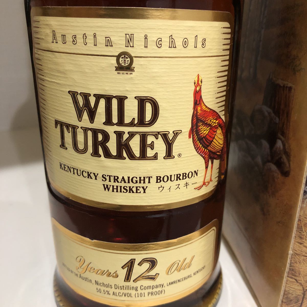 WILD TURKEY ワイルドターキー 12年 バーボン ウィスキー 750ml 50.5