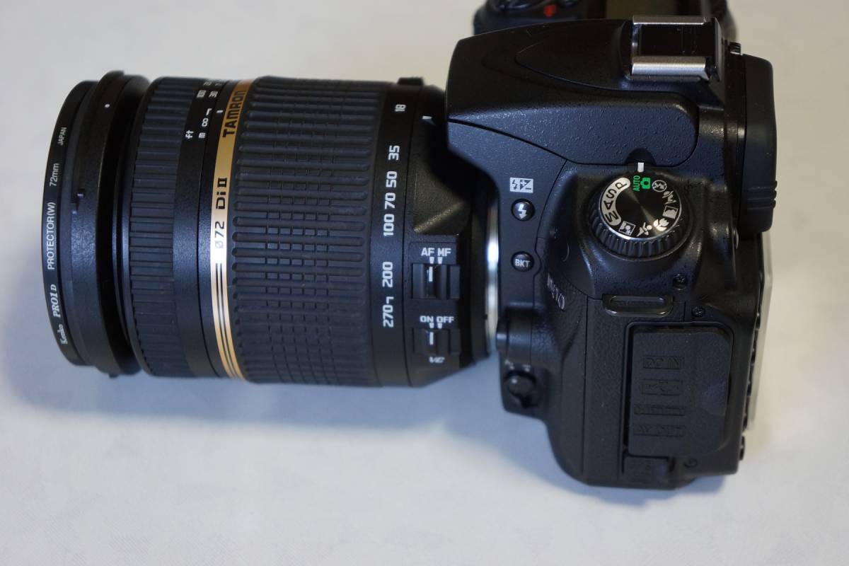 Nikon D90 0 Tamron 12.3MP Zoom Optical 15x SLR Black Digital 18 