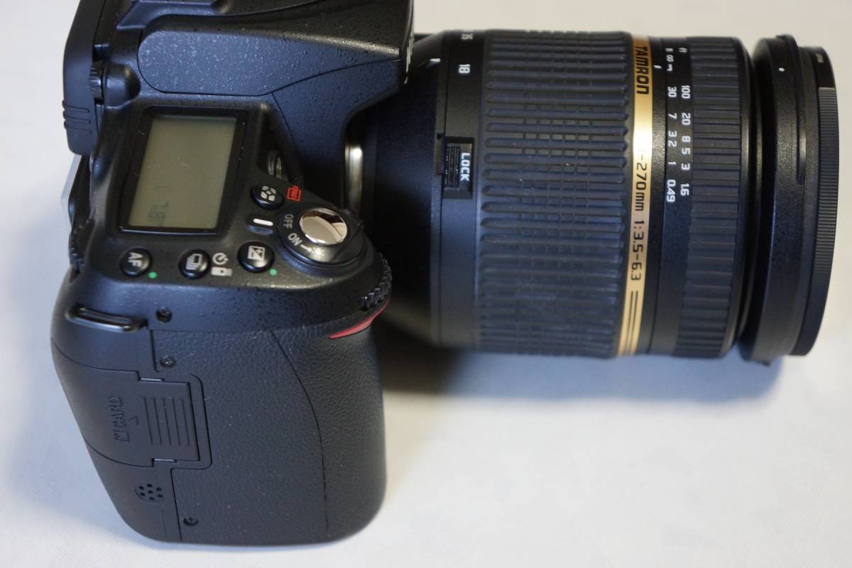 Nikon D90 0 Tamron 12.3MP Zoom Optical 15x SLR Black Digital 18 