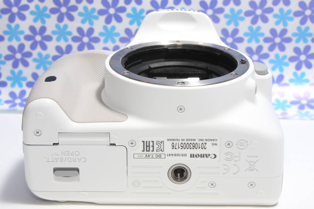 極上美品☆Canon キャノン EOS kiss X7☆希少なホワイトカラー☆軽量