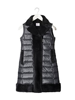EMMETI エンメティ ムートン ダウンベスト ジレ 36 新品同様 EMMETIエンメティ ダウン ジレ ムートン ベスト36 イタリア製
