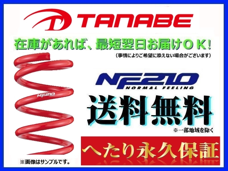 タナベ NF210 ダウンサス N-BOX カスタム JF3 2WD H29/9～ JG1PNK