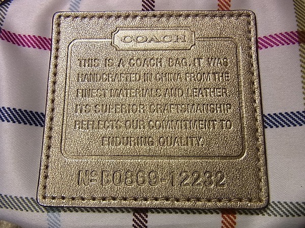 1円 □美品□ COACH コーチ 12232 キャンバス×レザー シグネチャー