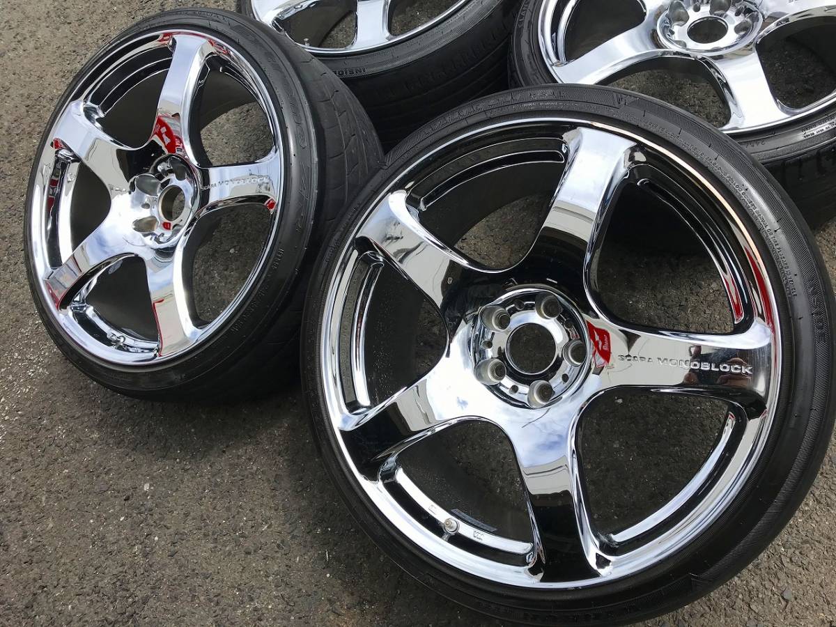 ジャンクションプロデュース スカラー モノブロック メッキ 9.5J 