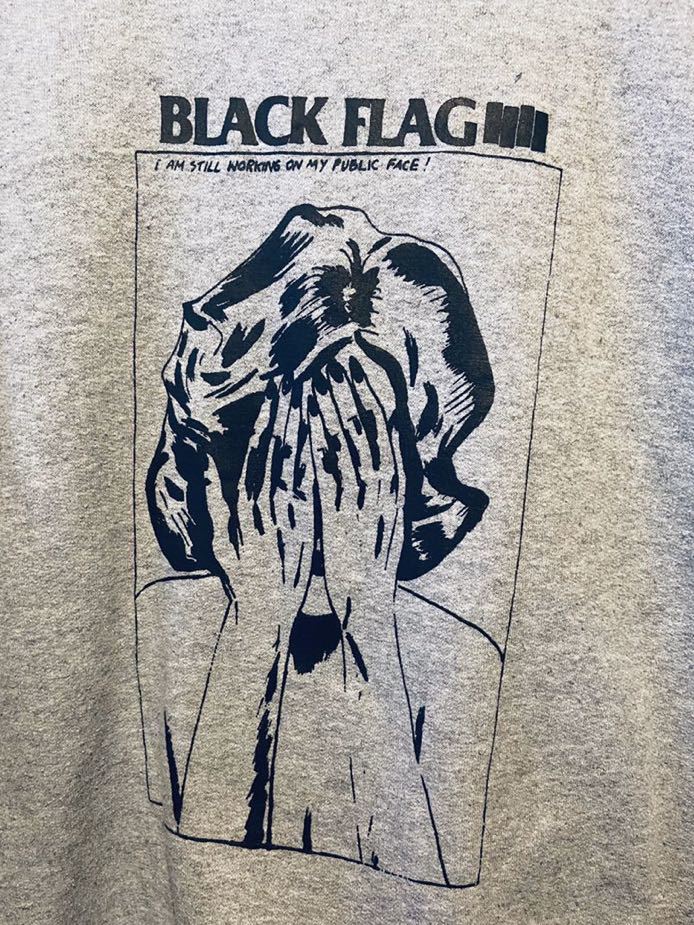 BLACK FLAG スウェット トレーナー レア 長袖 Tシャツ ブラック BLACK FLAG スウェット トレーナー レア 長袖 Tシャツ ブラック