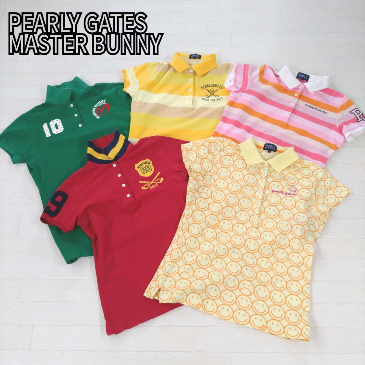 PEARLY GATES MASTER BUNNY パーリーゲイツ マスターバニー ポロシャツ