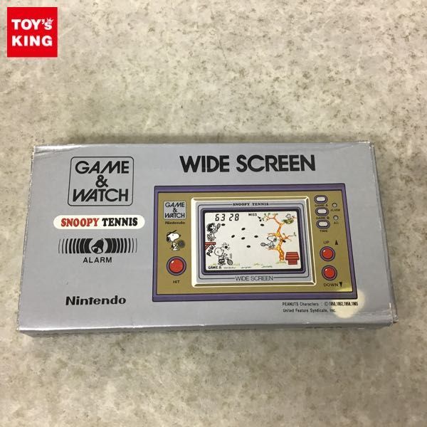 1円～ 動作確認済 任天堂 GAME&WATCH SP-30 スヌーピーテニス / ゲーム