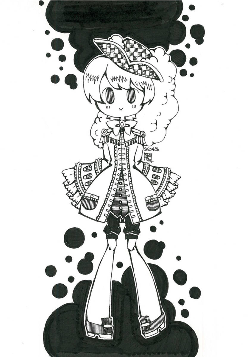 ペン画 同人手描きイラスト オリジナル 少年 ロココ デフォルメ 手描きイラスト 売買されたオークション情報 Yahooの商品情報をアーカイブ公開 オークファン Aucfan Com