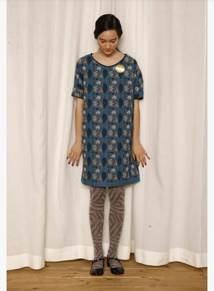 通販公式店 美品 mina perhonen ミナペルホネン winter flags ワンピース