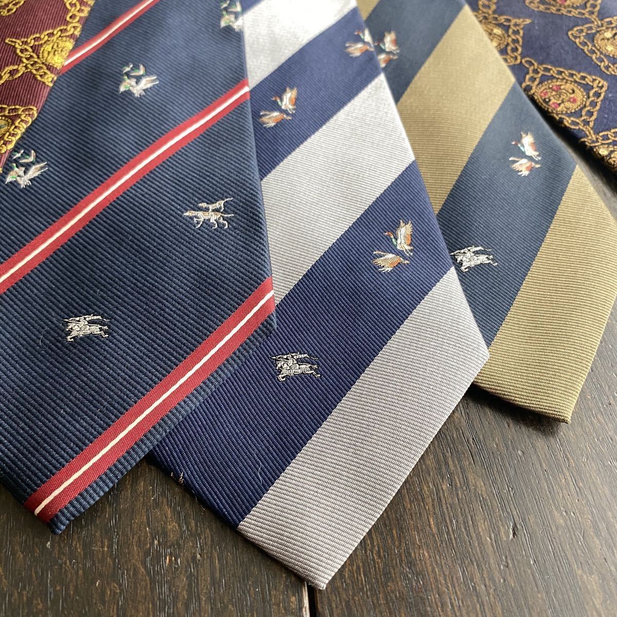 ブランドネクタイその2 Burberry 未使用ヴィンテージ ネクタイ