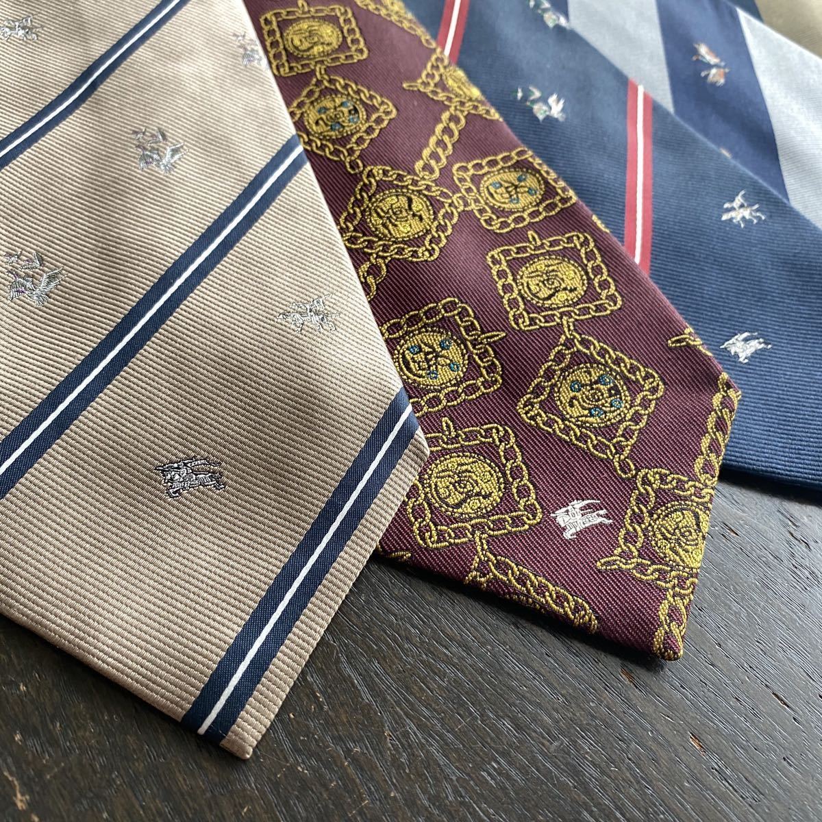 ブランドネクタイその2 Burberry 未使用ヴィンテージ ネクタイ