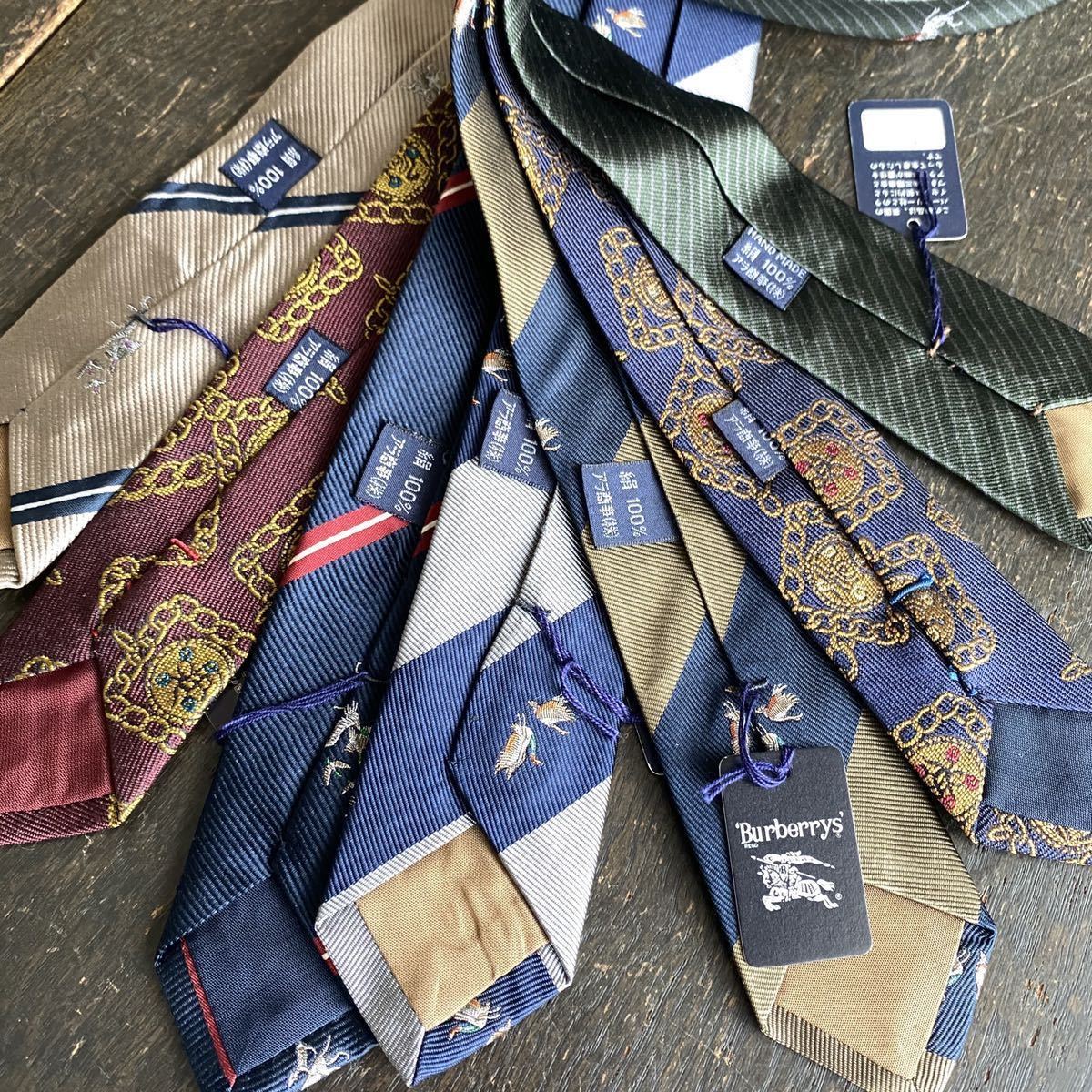 ブランドネクタイその2 Burberry 未使用ヴィンテージ ネクタイ