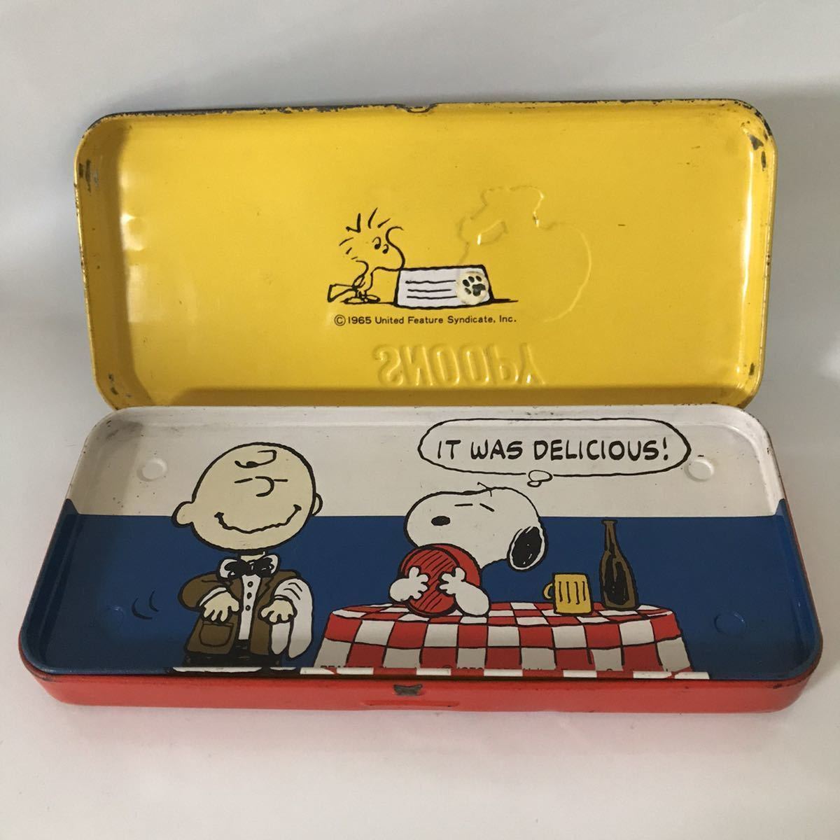 【送料無料】スヌーピー　昭和 レトロ ペンケース 筆箱 サンリオ_4
