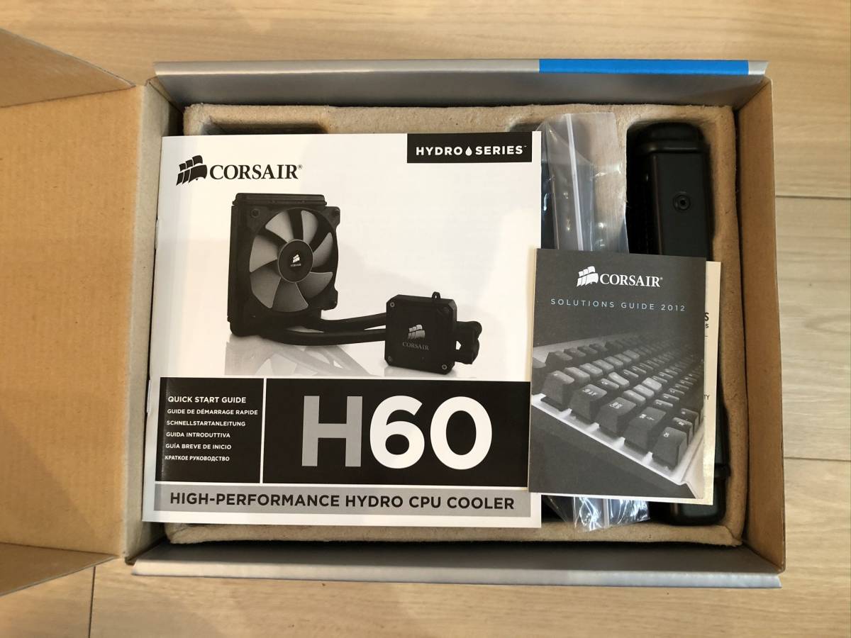【念の為ジャンク品】CPU 4個セット ジャンク】 Corsair コルセア社製水冷式CPUクーラー Hydro-Series H60