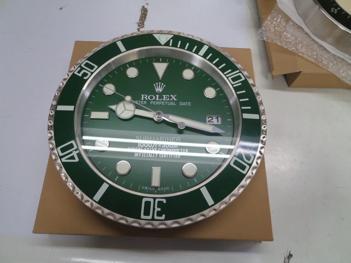 サブマリーナ ロレックス 掛け時計 希少品 ロレックスサブマリーナ