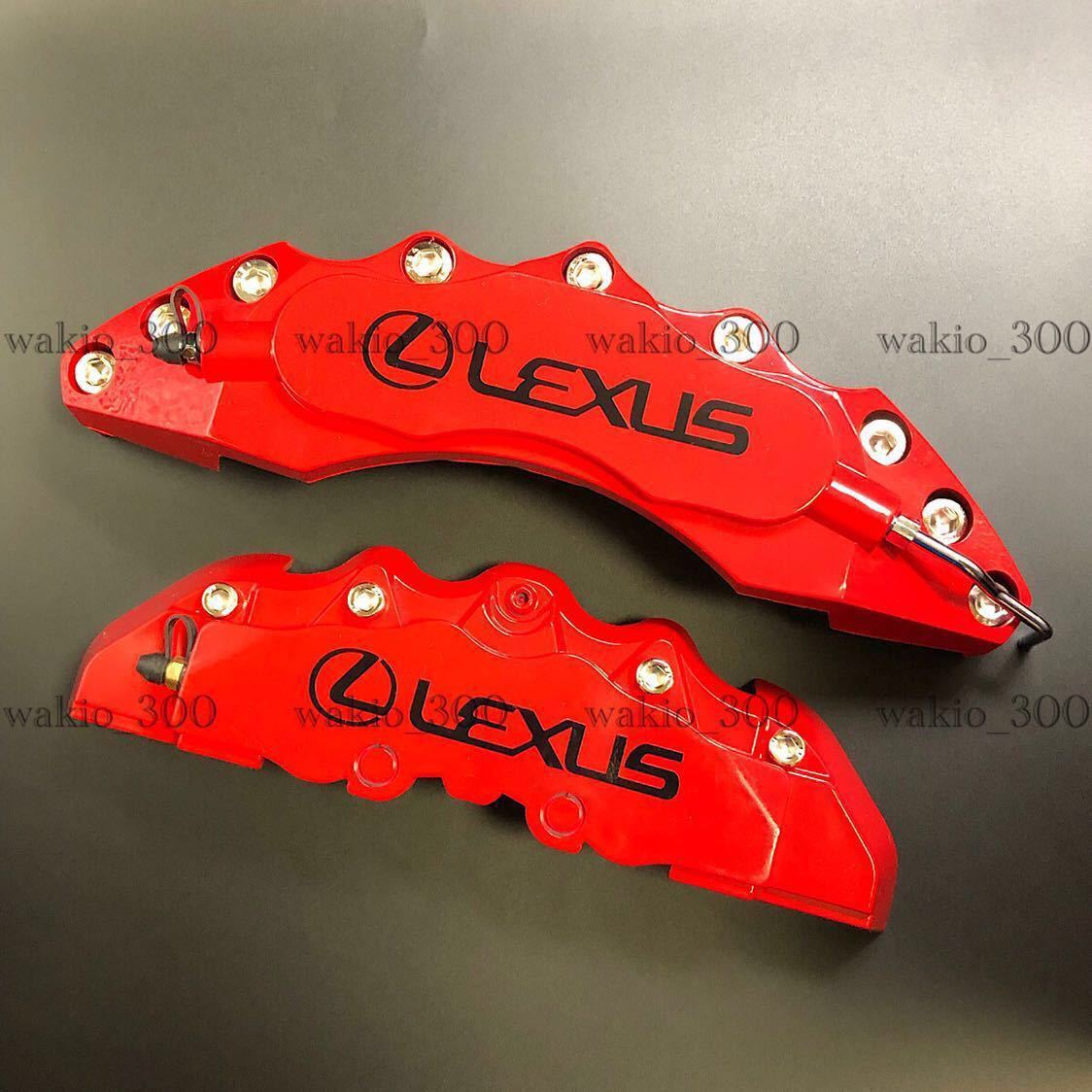 金属ボルト】LEXUS キャリパーカバー レクサス 赤 レッド×ブラック