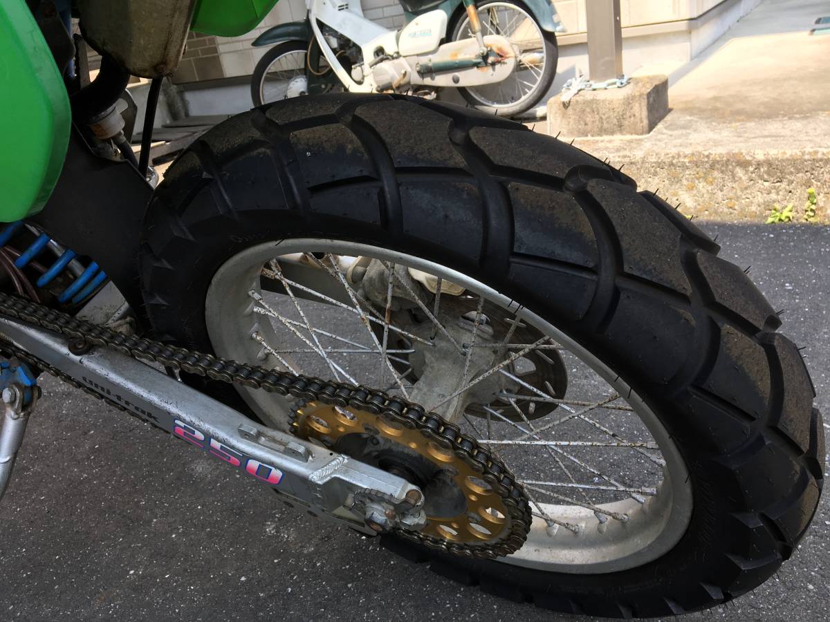 Kawasaki KDX250SR F2 予備エンジン付 2スト オフロード 自賠責 