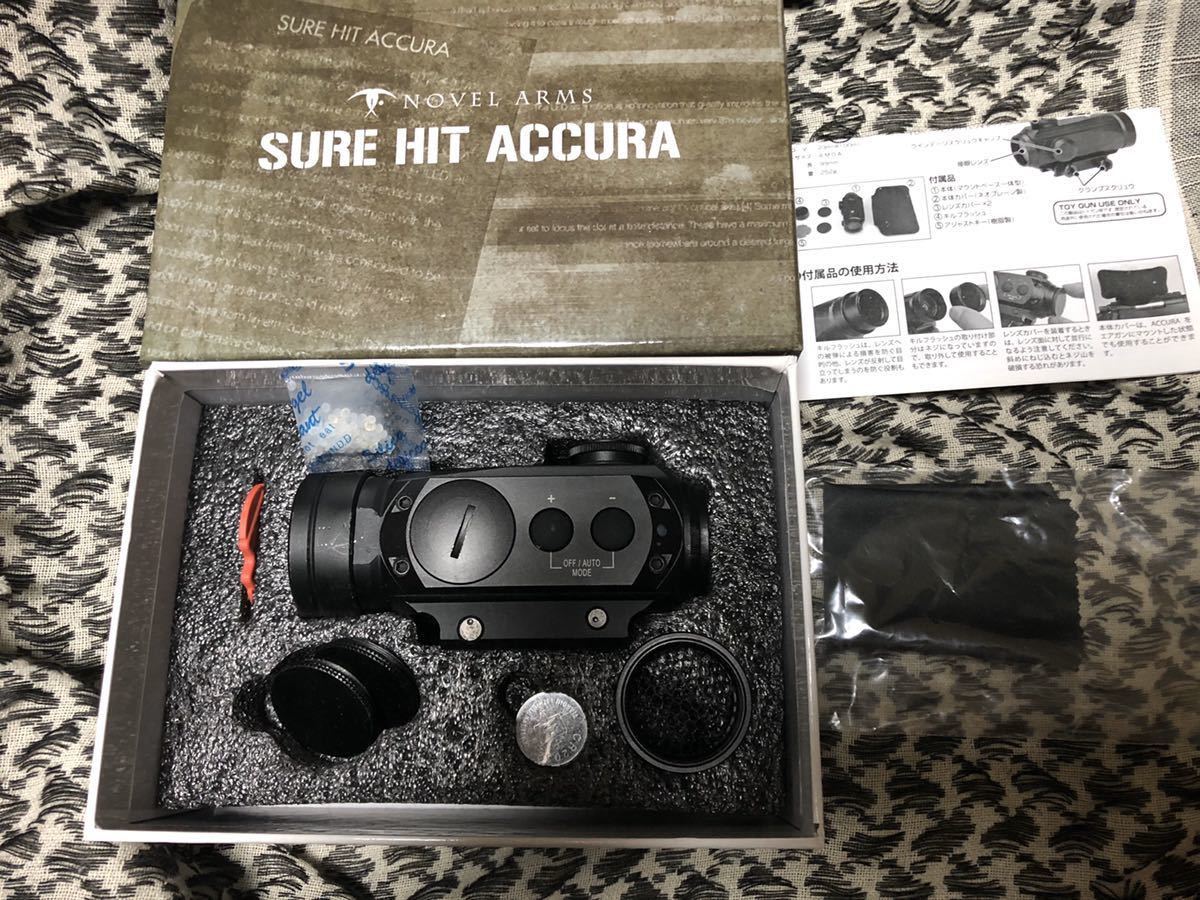 得価，最新作 廃盤 ノーベルアームズ SURE HIT シュアヒット ACCURA ドットサイト 電動ガン ガスガン 光学機器 東京マルイ 次世代(パーツ)｜売買されたオークション情報、yahooの商品情報をアーカイブ公開 - オ パーツ