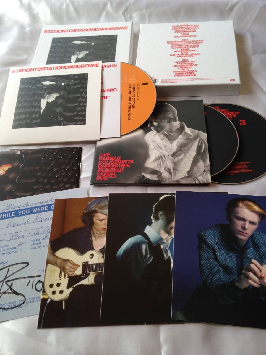 紙ジャケ 3CD ボックスセット David Bowie / station to station Special Edition Live ...