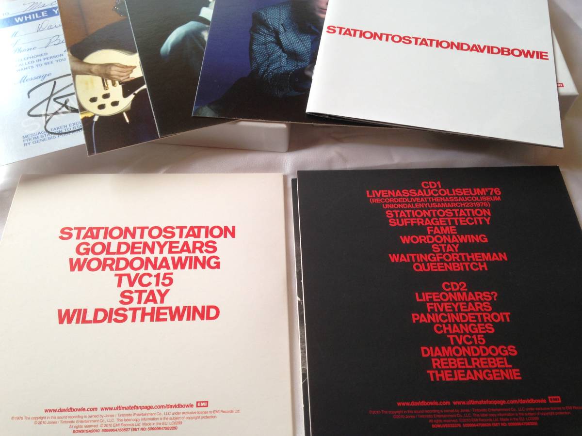 紙ジャケ 3CD ボックスセット David Bowie / station to station Special Edition Live ...