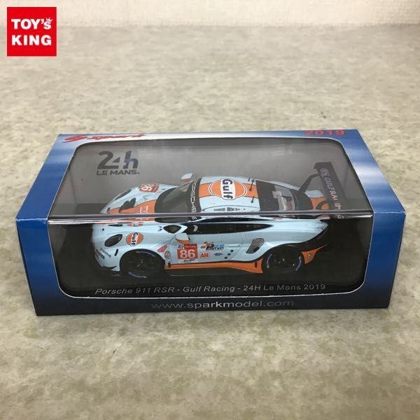  1円 スパーク 1/43 ポルシェ911 RSR Gulf Racing 24H LM 2019 #86 / ミニカー(レーシングカー)｜売買されたオークション情報、yahooの商品情報をアーカイブ公開 - オークファン レーシングカー