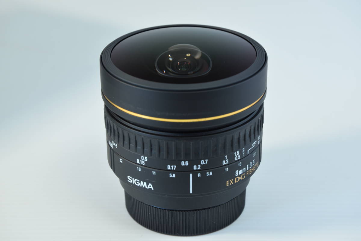 F3.5 8mm EX DG FISHEYE SIGMA 魚眼レンズ シグマ8mm キヤノン用 