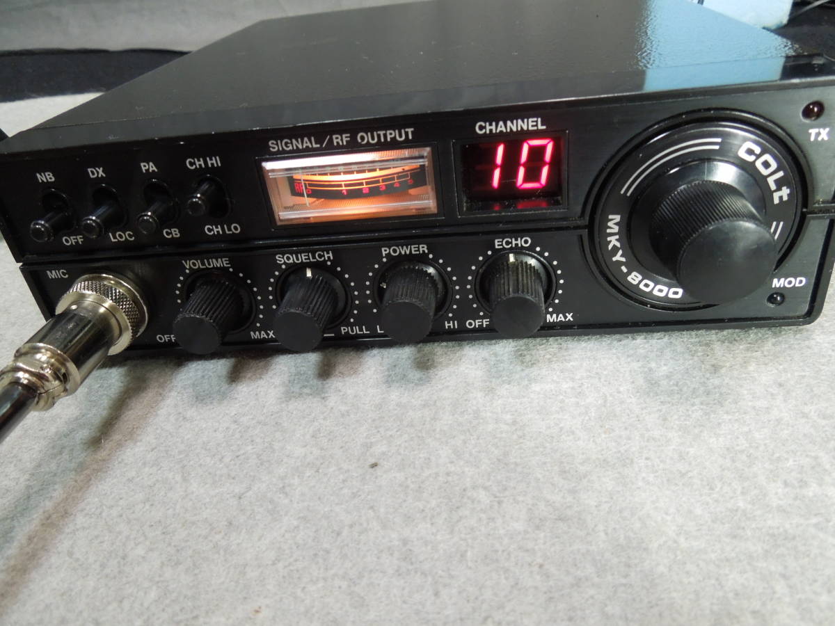 COLT MKY-8000 CB無線機 本体 希少品！ COLT MKY-8000 CB無線機 ☆通電可／通話未チェック 現状渡し