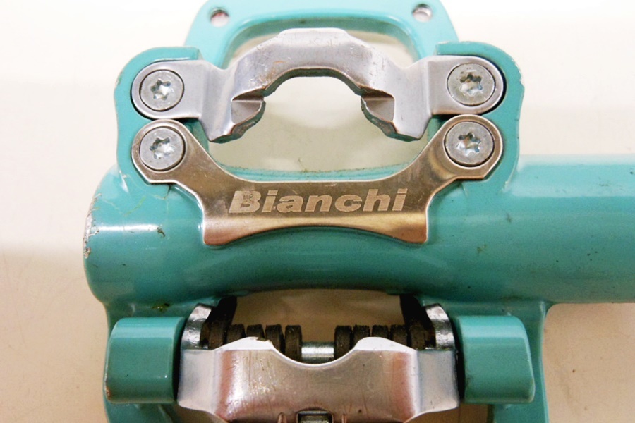 徳山)BIANCHI ビアンキ 2WAYペダル チェレステ R1120B 2379 B200506K03A チェレステ ペダル BIANCHI | Bianchi(ビアンキ) クロモ