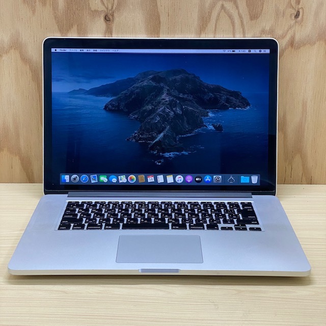 MacBook Pro Retina A1398 Mid 2015 i7-4770HQ メモリ16GB SSD256GB mac OS10 ...