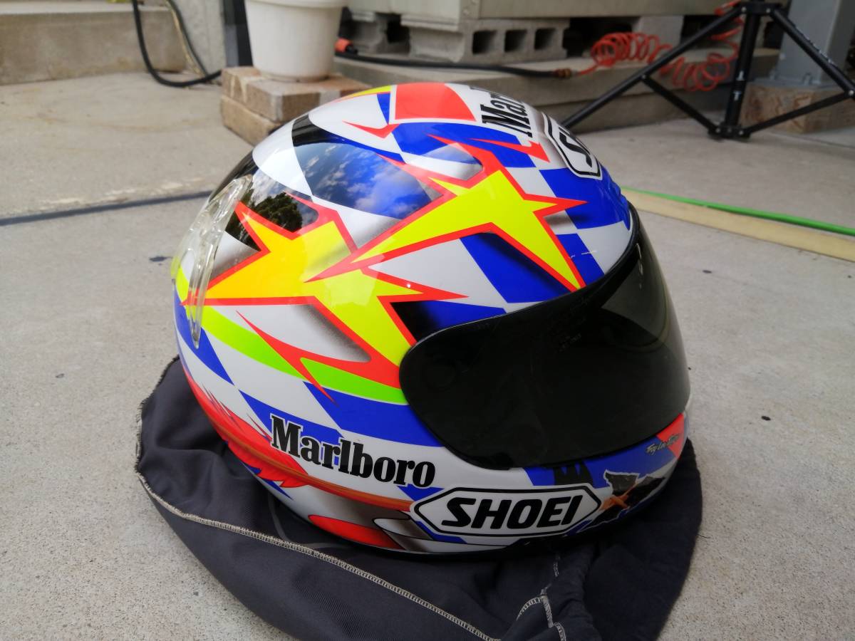 阿部典史 SHOEI X-Eleven Norick ノリック 美品SHOEI フルフェイス 