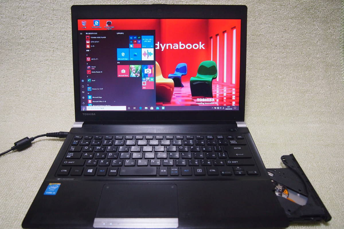 q39 コスパ◎起動約10秒(^o^)爆速【SSD新品360G Blu-ray】dynabook