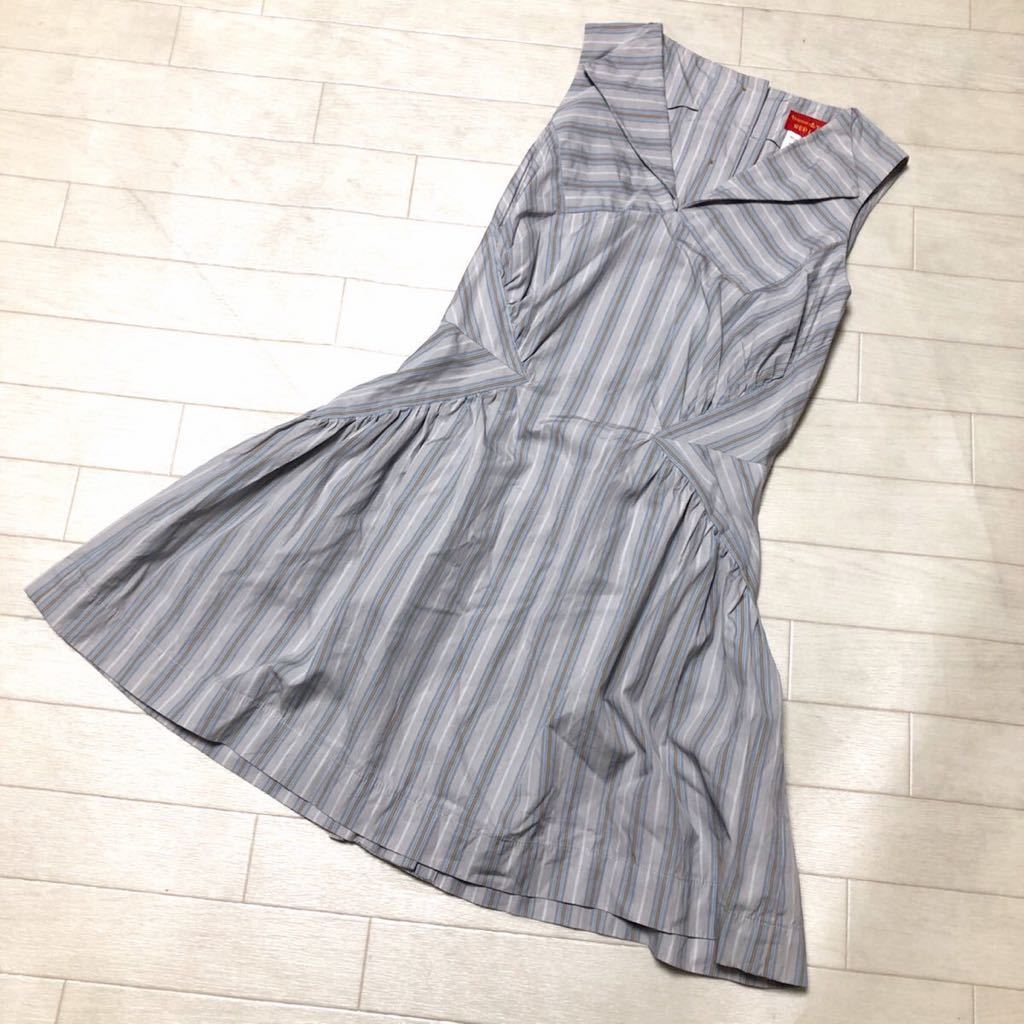 740 Vivienne Westwood Red Label ヴィヴィアンウエストウッド レッドレーベル ノースリーブ ワンピース 38 レディース ライトグレー ワンピース ロング 売買されたオークション情報 Yahooの商品情報をアーカイブ公開 オークファン Aucfan Com