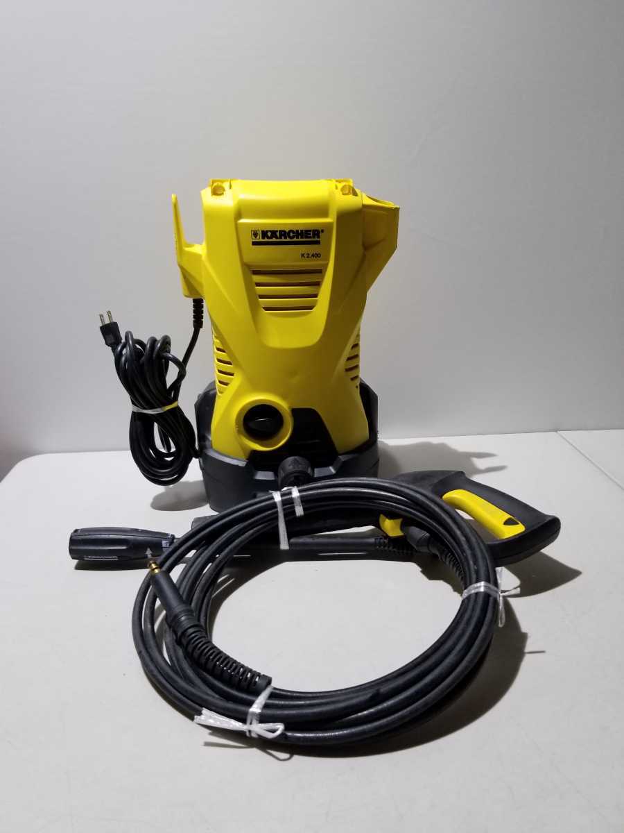  KARCHER ケルヒャー 高圧洗浄機 K2.400 ハイパワー コンパクト 家庭用 洗車 掃除 玄関 庭 DIY用品 電動工具 付属品欠品 み(高圧洗浄機)｜売買されたオークション情報、yahooの商品情報をアーカイブ 高圧洗浄機