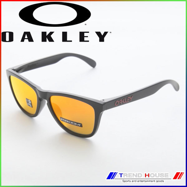 定番人気，大得価 オークリー サングラス フロッグスキン アジアンフィット OO9245-6354 FROGSKINS ASIA FIT Matte Black/Prizm Ruby OAKLEY(セル、プラスチックフレーム)｜売買されたオークション情報、yahooの商品情報をアー セル、プラスチックフレーム