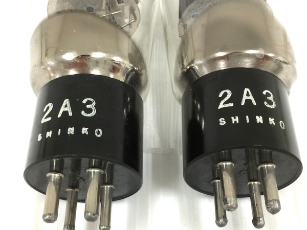 ジャンク SHINKO 2A3 真空管 x2本セット 管球式 オーディオ 音響