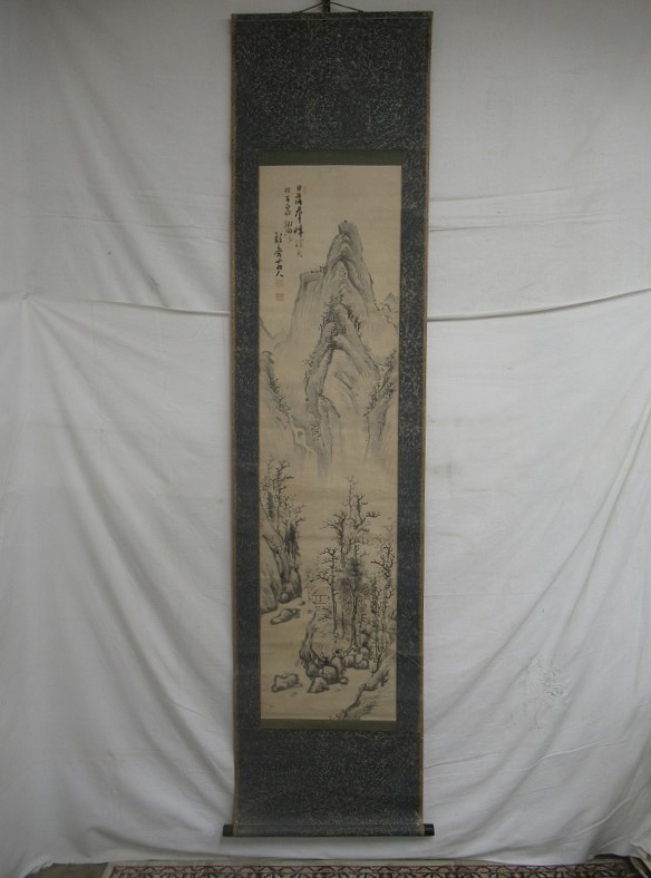 人気セール，高品質 K2361 許百 毅齋 山水図 肉筆紙本 掛軸 韓国美術(山水、風月)｜売買されたオークション情報、yahooの商品情報をアーカイブ公開 - オークファン 山水、風月