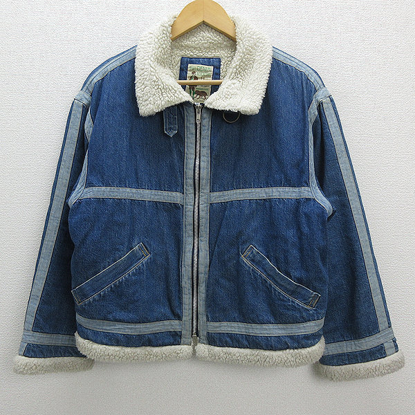 X☆80-90年代 ラングラー/wrangler GALS HI-DENIM TOUCH 裏ボア デニム 
