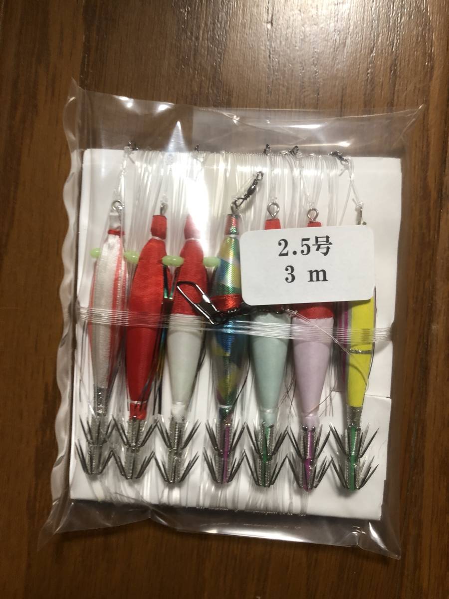 新作，100%新品 ぶんごスッテ 糀屋漁社 2.5号7本針(2.5号)｜売買されたオークション情報、yahooの商品情報をアーカイブ公開 - オークファン 海水