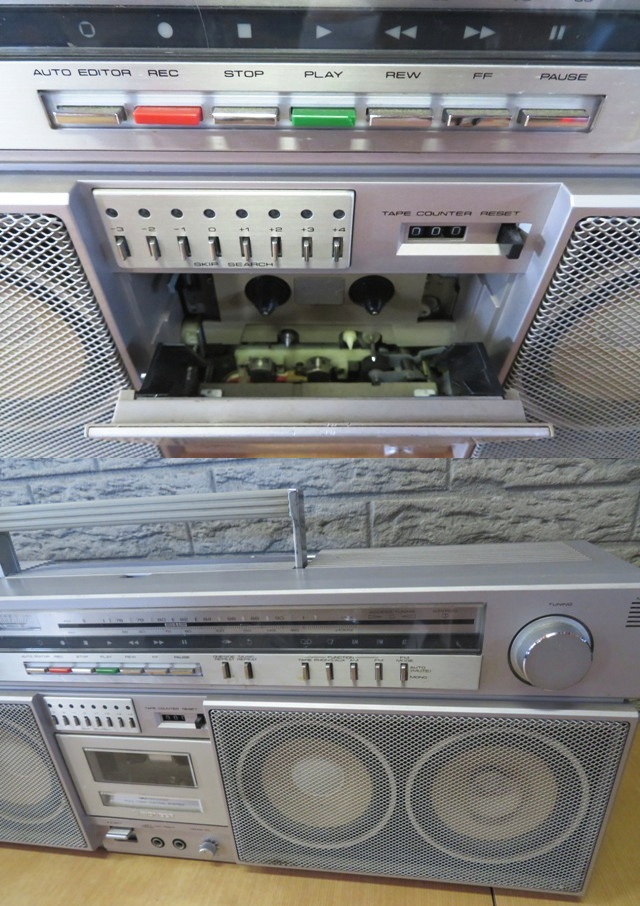 当時物/名機/パイオニア/Pioneer ラジカセ SK-900 現状ジャンク品扱い