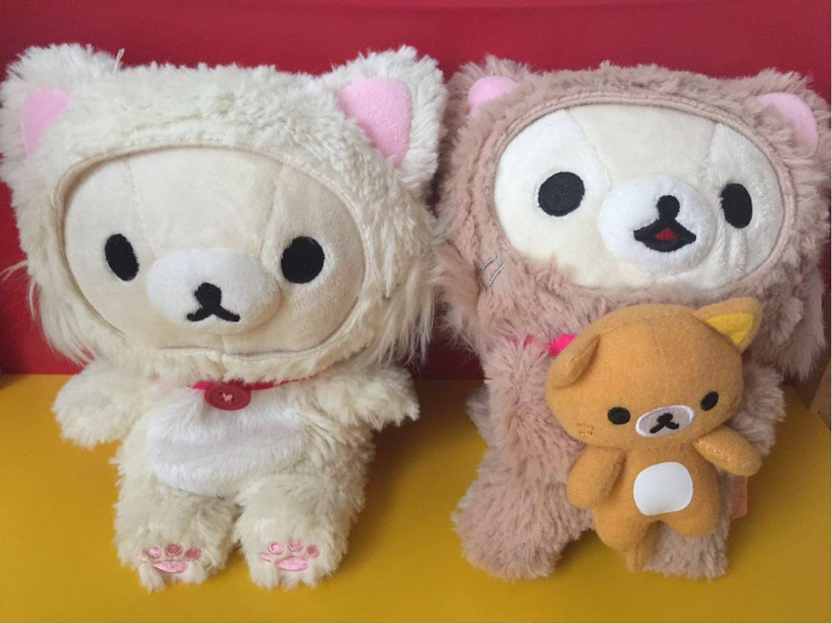 リラックマ コリラックマ あつめて おすわり ぬいぐるみ ネコ