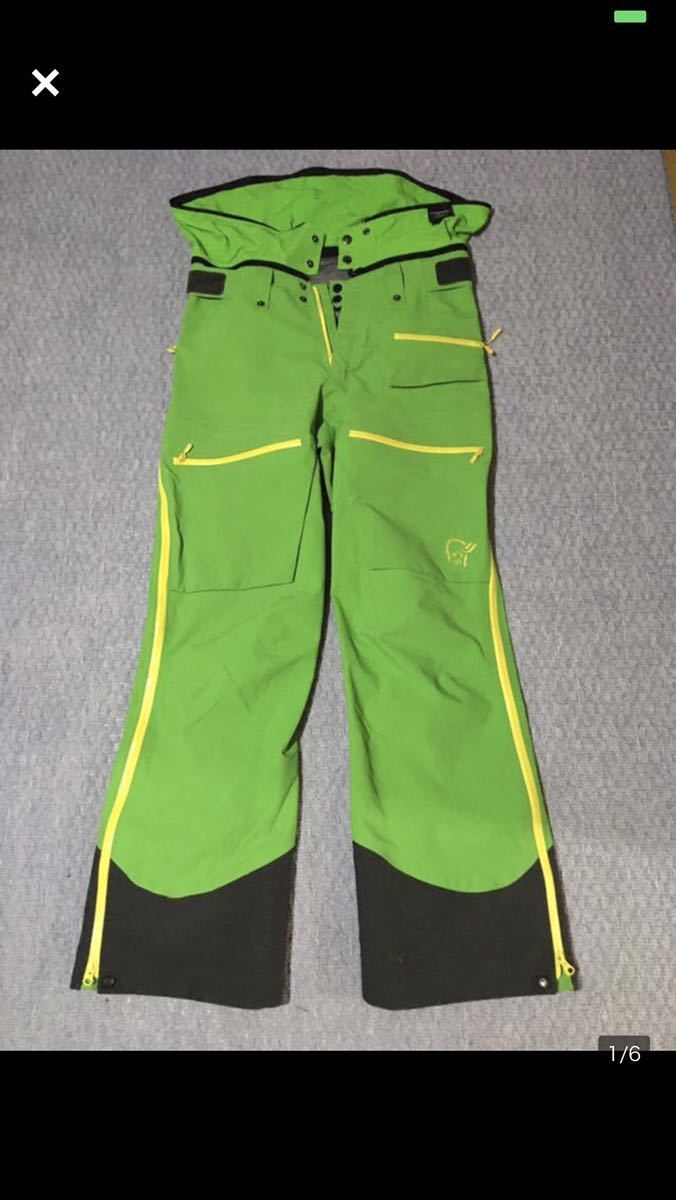 格安，爆買い NORRONA ノローナ ゴアテックス GORE-TEX lofoten GORE-TEXハードシェルの最上位モデルlofoten パンツ ジャングルフィーバー/グリーン(男性用)｜売買されたオークション情報、yahooの商品情報をアーカイ 男性用