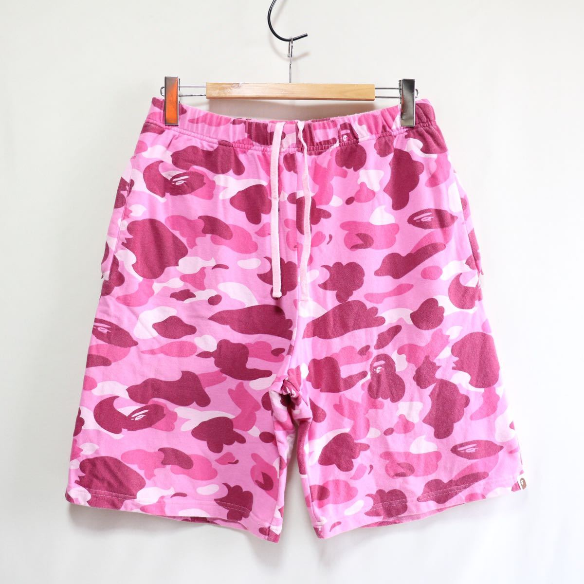人気商品】a bathing ape/bape/カモフラ 迷彩/スウェット/ショート 