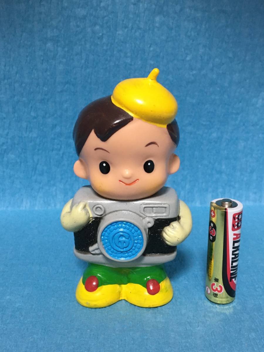 当時物 昭和レトロ 当時物 ソフビ人形 カメラ坊や CPクレジット