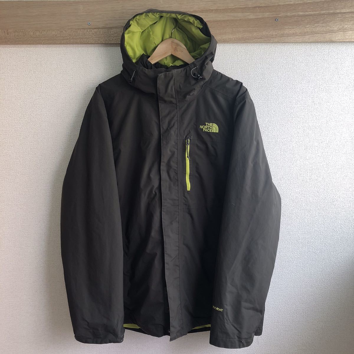 超激得，格安 THE NORTH FACE ノースフェイス HYVENT ハイベント ジップインジップ y677(XLサイズ以上)｜売買されたオークション情報、yahooの商品情報をアーカイブ公開 - オークファン 男性用