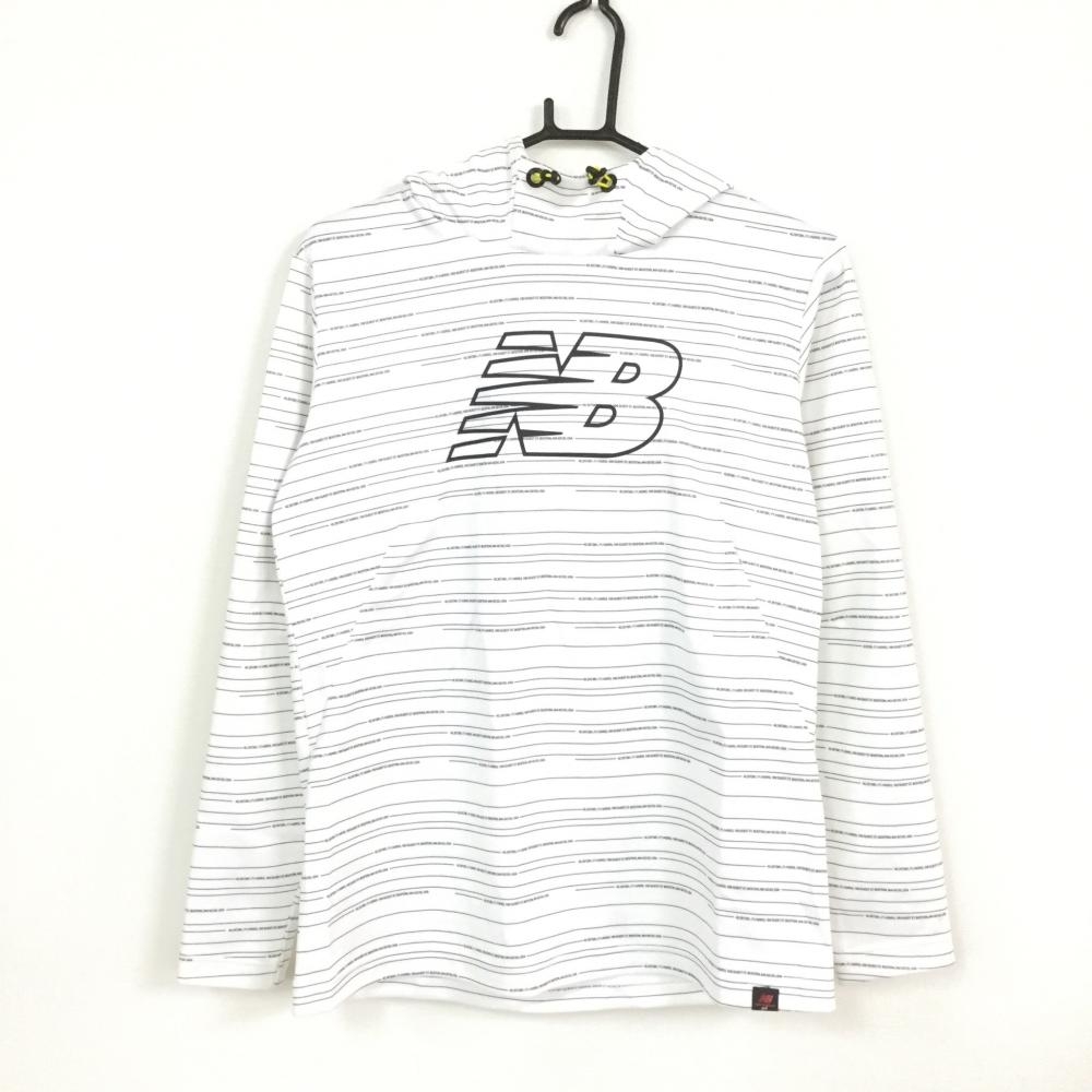 超激得，SALE newbalance ニューバランスゴルフ ブルゾンパーカー プルオーバー 白&times;黒 総柄 2018年モデル プリント レディース 2 ゴルフウェア(シャツ)｜売買されたオークション情報、yahooの商品情報をア シャツ