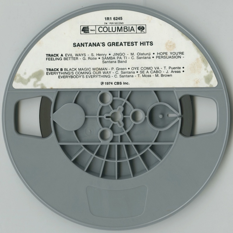 THE GREATEST Tape RECORDING MASTERS オープンリールテープ購入ガイド│レコード販売・買取リアリーグッド オープンリールテープ SANTANA / GREATEST HITS 7号 9.5cm/s (3 3/4IPS) 4トラック