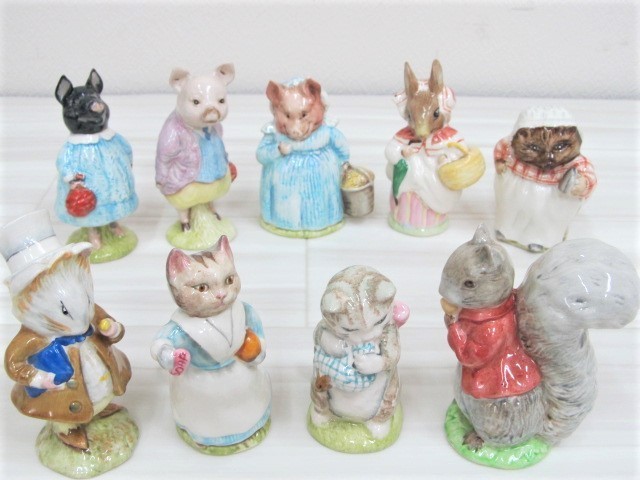 ☆希少 フィギュリン 9体セット ピーターラビット BEATRIX POTTER'S